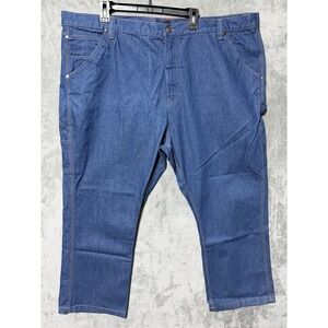 DieHard Men's Work Pants 48x30 Blue 100% Cotton Utility Fit Carpenter Straight